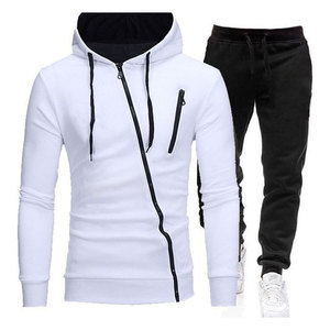 Survêtement à fermeture éclair pour hommes, Design personnalisé, coupe Slim, complet, survêtement pour hommes, Jogging 100%, haute qualité - Product Image 2
