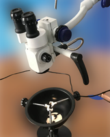 ORL SURGICAL MICROSCOPE 3 ÉTAPE LED PORTABLE MONTABLE OPÉRATOIRE MICROSCOPE...