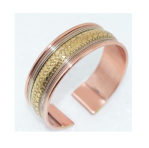 spring festival <b>bangle</b> Alaska Hammered <b>Copper</b> 1 Inch Cuff for Her Handmade Bracelet Made of <b>Copper</b> Summer Jewelry - Product Image 5