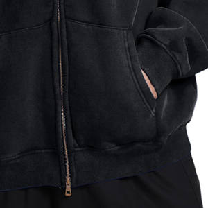 Tissu de haute qualité Full Zip Hoodies Heavyweight Blank Haute qualité 100% coton personnalisé brodé unisexe Zipper Hoodie - Product Image 2