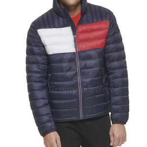 Fabricant pakistanais de vestes d'hiver matelassées pour hommes, service OEM, col montant personnalisé, logo sur le devant, écologiques, respirantes, dernières tendances - Product Image 5