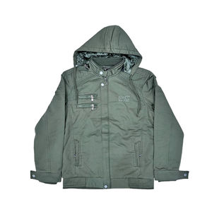 Bearfit แจ็คเก็ตบุนวมโอเวอร์ไซส์ผู้ชายผ้าฝ้าย100% ทอลายทแยงหนาทนทานกันลมกันหนาวกลางแจ้งฤดูหนาว - Product Image 5