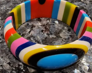 Wholesale Custom Size Resin Balance <b>Bangles</b> Luxury Fashion Wristband Bracelets for <b>Men</b> Women Girls - Product Image 3