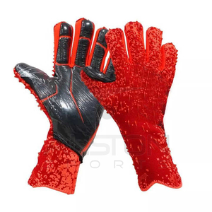 Équipement sportif de conception personnalisée Gants de gardien de but de protection professionnelle Gants de gardien de but de football en nylon à tricoter en latex - Product Image 6
