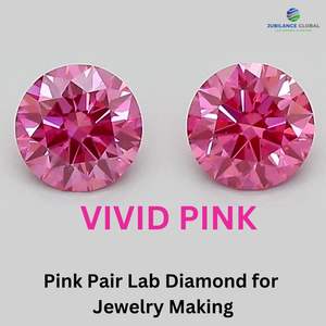 Igi เพชร1.35 CT FV PK สีชมพูสดใสสำหรับการทำเครื่องประดับเพชรที่ปลูกในห้องทดลองที่มีเพชรเม็ดกลมเจียระไนเพชรคุณภาพสูงเพื่อทำให้เครื่องประดับมีความคมชัด Si1 - Product Image 5