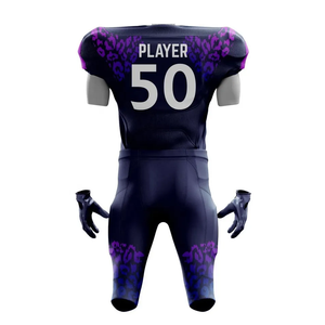 Uniforme de fútbol americano de entrenamiento de Club universitario, sublimación de poliéster transpirable de alta calidad, ropa de equipo deportivo, conjuntos de pantalones de Jersey - Product Image 2