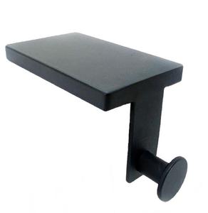 Soporte de media de metal con recubrimiento de polvo negro con diseño antiguo perfecto para la decoración del hogar de Navidad y vacaciones - Product Image 1