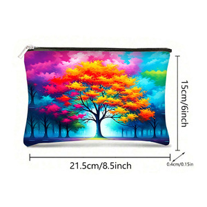 Nouvelle Trousse de Toilette de Voyage en Polyester Grande Capacité avec Fermeture Éclair, Sac à Main Organisateur de Maquillage Tendance - Product Image 5