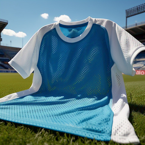 Camisetas de malla de rejilla para hombre, camiseta de malla de rejilla ligera de manga corta para hombre, camiseta de malla de estilo callejero con cuello redondo para hombre - Product Image 1