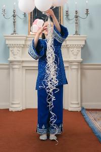 Charmant Lehenga Choli traditionnel pakistanais pour filles, brodé, en tissu acrylique, style formel, multifonctionnel pour les fêtes - Product Image 5