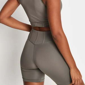 Ensemble de yoga pour femmes soutien-gorge de sport respirant et ensemble court léger Gym Fitness deux pièces ensemble de yoga à vendre - Product Image 5