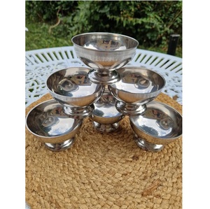 Tazón para servir alimentos de acero inoxidable para lanzar ensaladas o servir bocadillos disponible a precio de fábrica de La India - Product Image 1