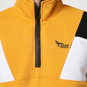 Sweat-shirts personnalisés 1/4 zip pour hommes, vente en gros, prix fabricant - Product Image 5