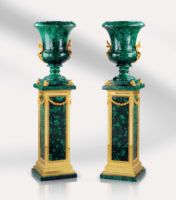 Pilier d'accentuation en malachite semi-précieuse pour comptoirs de cuisine, dessus de table en granit et meubles élégants