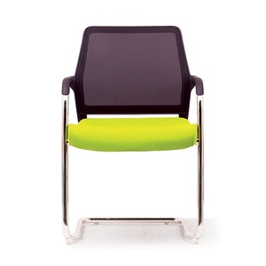 Chaise à genoux Joey BFGCQ008 moderne avec dossier en maille, ergonomique, pliable, avec structure métallique fixe pour salles de réunion, salons, écoles, hôtels - Product Image 1