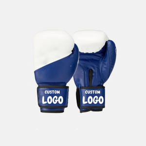 Top vente de haute qualité Velcro poignet soutien cuir gants de boxe pour l'entraînement en gros à lacets boxe sport entraînement gant - Product Image 2