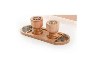 Brûleur à Bakhoor en bois pour créer une atmosphère aromatique chaleureuse et sublimer les rituels traditionnels de parfum d'ambiance. - Product Image 3