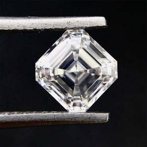 Diamant Moissanite Certifié Taille Asscher D VVS1 - Product Image 2