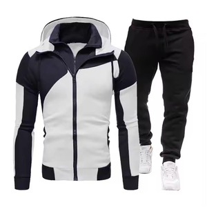 Chándal de entrenamiento liso personalizado al por mayor, chándal profesional, chándal de alta calidad, ropa de calle, chándal para hombre - Product Image 3