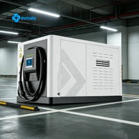 Sistem Penyimpanan Energi Baterai Mobile Pengisi Daya EV Terintegrasi BESS All-in-One 60kWh 30kW untuk Stasiun Pengisian Cepat
