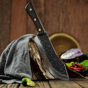 Nouveauté Personnalisé OEM ODM Vente en Gros Bois de Wengé 5Cr15 Acier Inoxydable 7 Pouces Couteau de Chef Forgé Couteau de Cuisine Couperet - Product Image 1