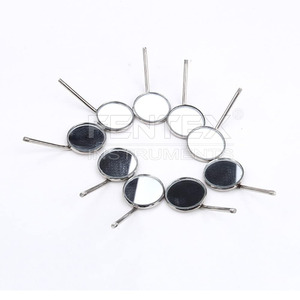 Espejos dentales Tops Cono de acero inoxidable Frontal, tamaño 4 Paquete de 10 - Product Image 6