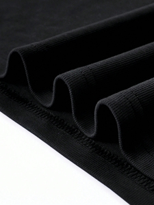 Camiseta extragrande de mezcla de algodón y poliéster para hombre con pegatina frontal Elevate Everyday Style - Product Image 5