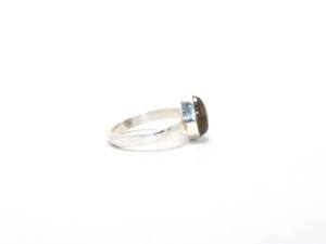 Anillos finos de Plata de Ley 925 al por mayor, anillo de labradorita en forma de lágrima con piedras preciosas de Fuego Azul personalizado de alta calidad, joyería de moda - Product Image 4