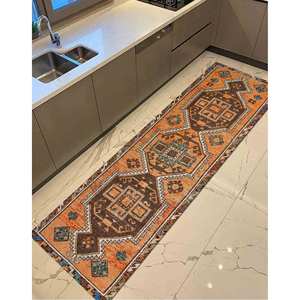 Tapis imprimé 3D vibrant, petit tapis de bain turc antidérapant, tapis fin non tissé - Product Image 5