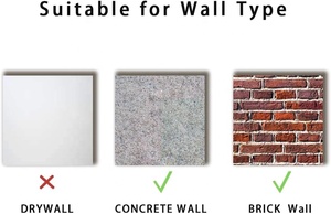 Elehk Autre Fisher plastique 6 mm Gris Bucha S8 25pcs <span class=keywords><strong>chevilles</strong></span> en nylon <span class=keywords><strong>pour</strong></span> matériau solide, 8x40mm - Product Image 5