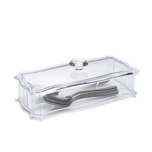 Porta Cubiertos Multifuncional Minimalista Ecológico de Acrílico para Encimera de Cocina - Product Image 1