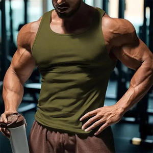Débardeur d'entraînement de gymnastique sans manches chemise de musculation Fitness Muscle Vest Sports Training Tee Lightweight Activewear Summer - Product Image 3