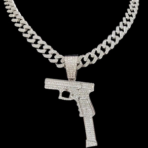 New Hip Hop Style Icedout VVS Moissanite Silver Luxury Quartz Movement Alarm Classic Fashion <b>Watch</b> - Product Image 1