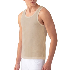 Tank Top Sweat-Wicking Lightweight Summer Wear New Arrival Muscle Bodybuilding Fitness Wear <b>Singlet</b> Cut Out Longline Jersey - Product Image 3