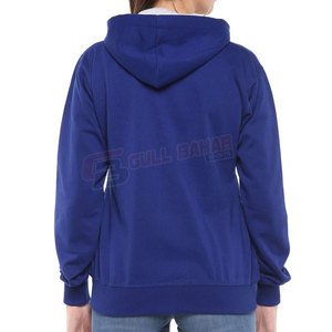 Nouveau modèle Sweat à capuche pour femme Street Wear Taille adulte pour l'hiver Couleur unie avec logo avant et col à capuche - Product Image 2