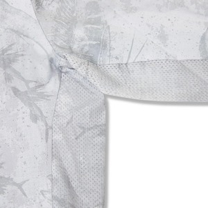 Sudadera con capucha de pesca de sublimación de poliéster reciclado personalizado nueva camisa ligera de secado rápido transpirable de manga larga logotipo frontal - Product Image 6