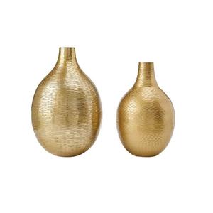 Nouveau Pot de fleur Design pour la décoration de fête de mariage à bas prix Vases de fleurs en métal avec plaqué or pour la décoration de la maison - Product Image 1