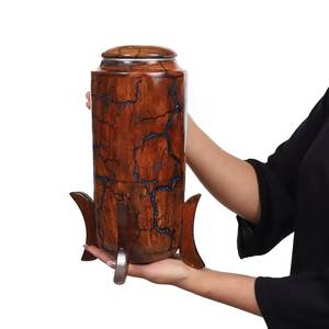 Urna para cenizas humanas Urna de cremación de palisandro Urna de madera para cenizas humanas Urna para mamá papá - Product Image 5