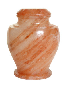 Urna Ovalada de Sal del Himalaya para Funerales, Diseño Tallado Ajustable, Todos los Tamaños, Urna de Sal del Himalaya al por Mayor, SUAZ Artisan - Product Image 1