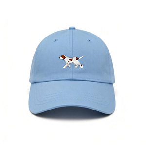 Gorra de Béisbol Azul con Bordado, Logotipo Personalizado, Cierre a Presión, Gorra Deportiva de 6 Paneles, Gorra Lisa para Viajes al Aire Libre, IVA-C-N-06 - Product Image 2