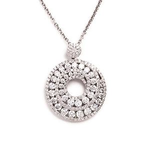 Collar Clásico Casual con Colgante de Diamante VVS Cultivado en Laboratorio, Chapado en Plata 925, Cadena Cubana, Estilo Hip Hop, Regalo para Mujer - Product Image 1