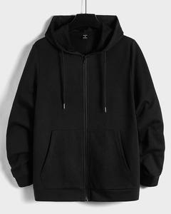 Haute qualité 100% coton sweat à capuche zippé personnalisé unisexe polaire fermeture éclair luxe surdimensionné fermeture éclair 400/500 Gsm pour hommes T-Shirts - Product Image 3