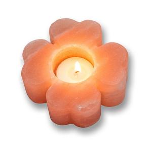 Porte-bougies chauffe-plat en forme de fleur de sel de l'Himalaya, porte-lumière de thé au sel de l'Himalaya, meilleurs porte-bougies chauffe-plat de l'Himalaya - Product Image 1