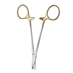 Soporte de aguja de acero inoxidable Hemostato quirúrgico Fórceps dentados finos Abrazadera de bloqueo Instrumentos médicos - Product Image 2