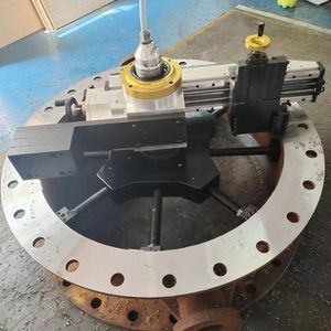 เครื่องเจียรหน้าแปลนแบบพกพาพร้อมมอเตอร์ 220V 1.5kW สำหรับงานเจียรร่องซีลหน้าแปลนนอกสถานที่ ซ่อมบำรุงท่อ - Product Image 5