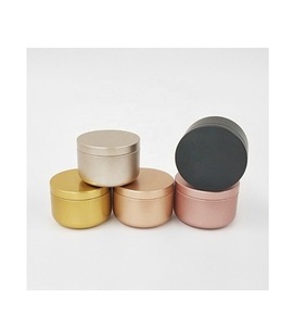 TQC Model 39047 Handmade Metal Cylinder Candle Jar with <b>Lid</b> for Home Hotels Restaurants Weddings & Christmas <b>Decor</b> - Product Image 1