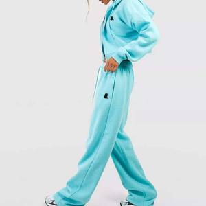 Hot Vintage Acid Wash 2 en 1 Sweat à capuche zippé d'hiver lourd pour femme 100% coton - Product Image 2