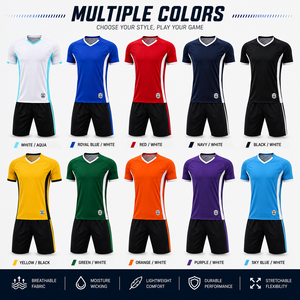 Conjunto de Uniforme de Fútbol Personalizado, Uniforme de Fútbol por Sublimación, Kit de Fútbol OEM ODM, Fabricante de Ropa para Entrenamiento y Partidos - Product Image 2