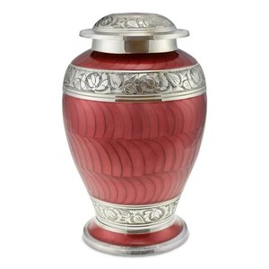Urne funéraire pour adulte en bronze antique avec finition en cuivre Souvenir funéraire pour cendres de souvenir - Product Image 6
