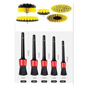 Ensemble de brosses de nettoyage pour l'intérieur et l'extérieur des véhicules Mucit Home, 8 pièces, compatibles avec les perceuses - Product Image 4